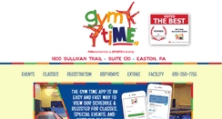 Desktop Screenshot of gymtimepa.com